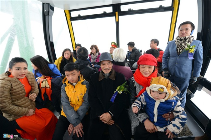 Cáp treo Fansipan đón 6000 nghìn lượt khách dịp Tết nguyên đán