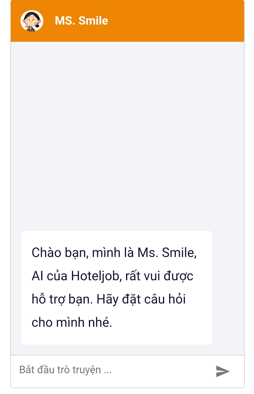 Chatbot AI Ms.Smile