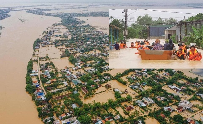 bao chồng bão - lũ chồng lũ - tang thương nối tiếp tang thương... miền trung cần tiếp sức