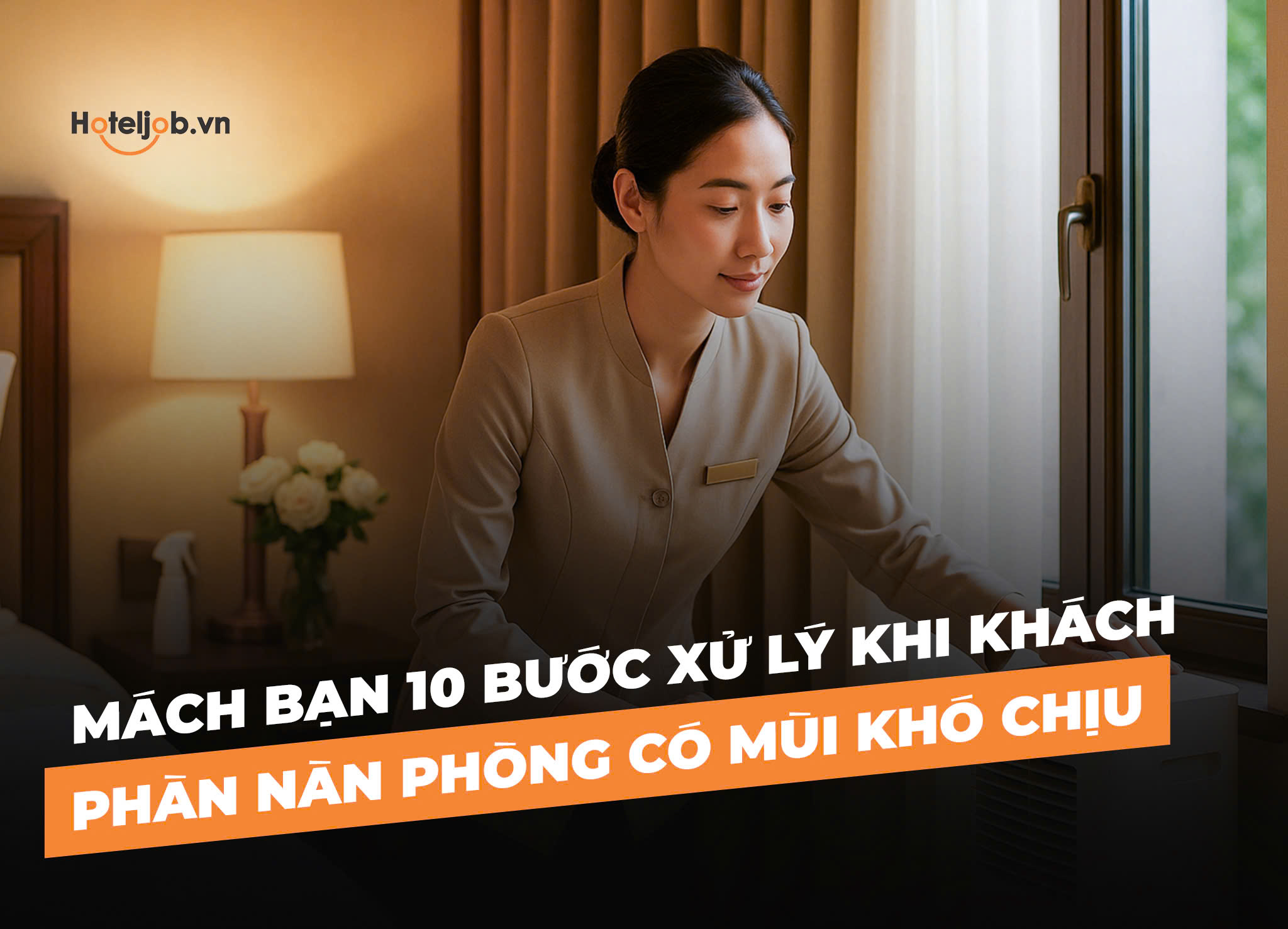 các bước xử lý khi khách phàn nàn phòng có mùi khó chịu