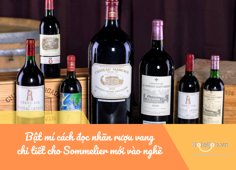 cách đọc nhãn rượu vang cho sommelier