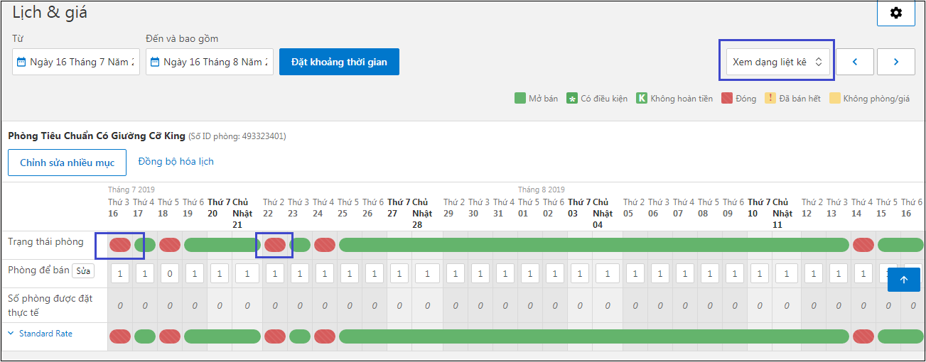 cách đóng phòng trên booking.com