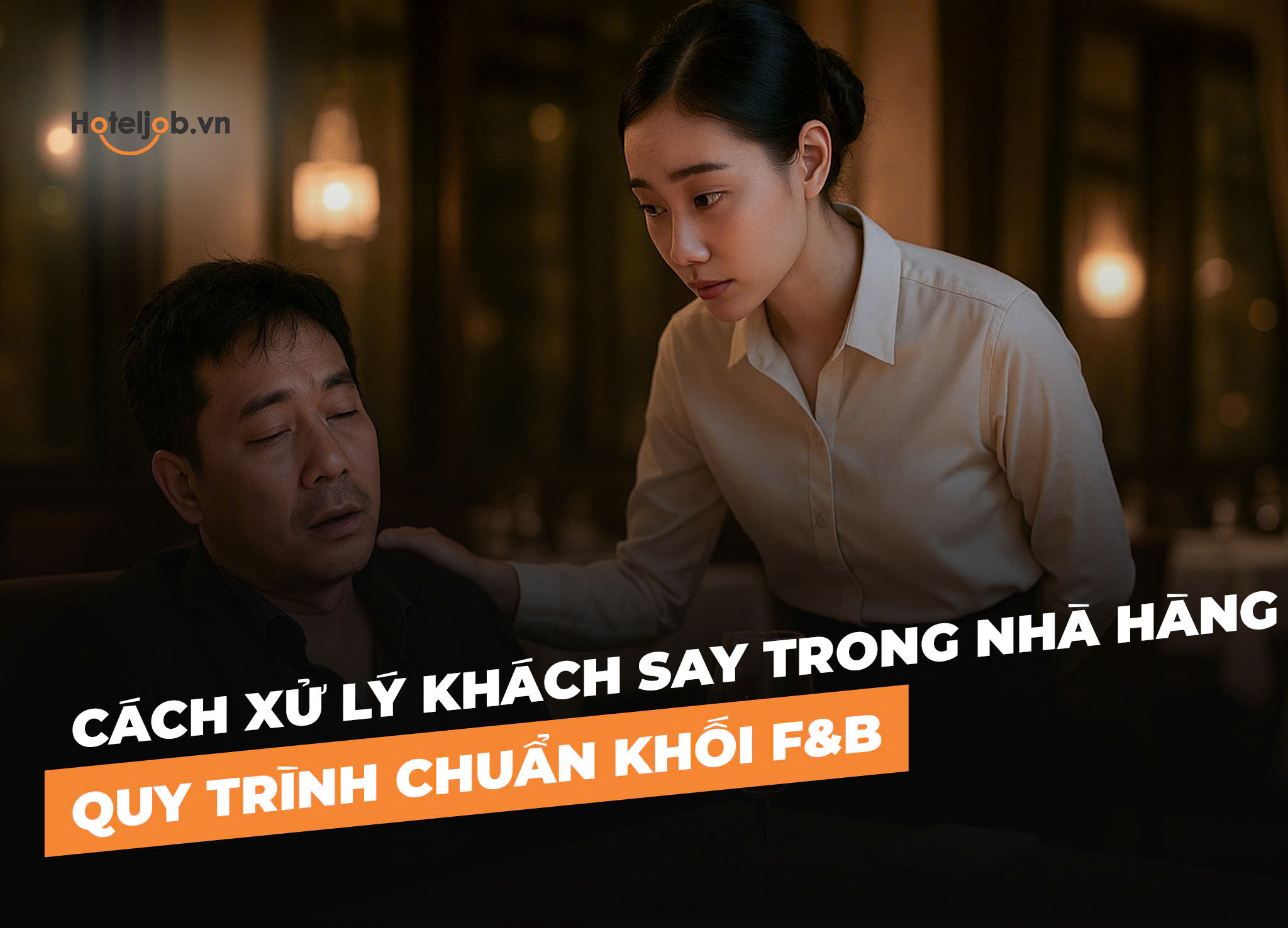cách xử lý khách say trong nhà hàng