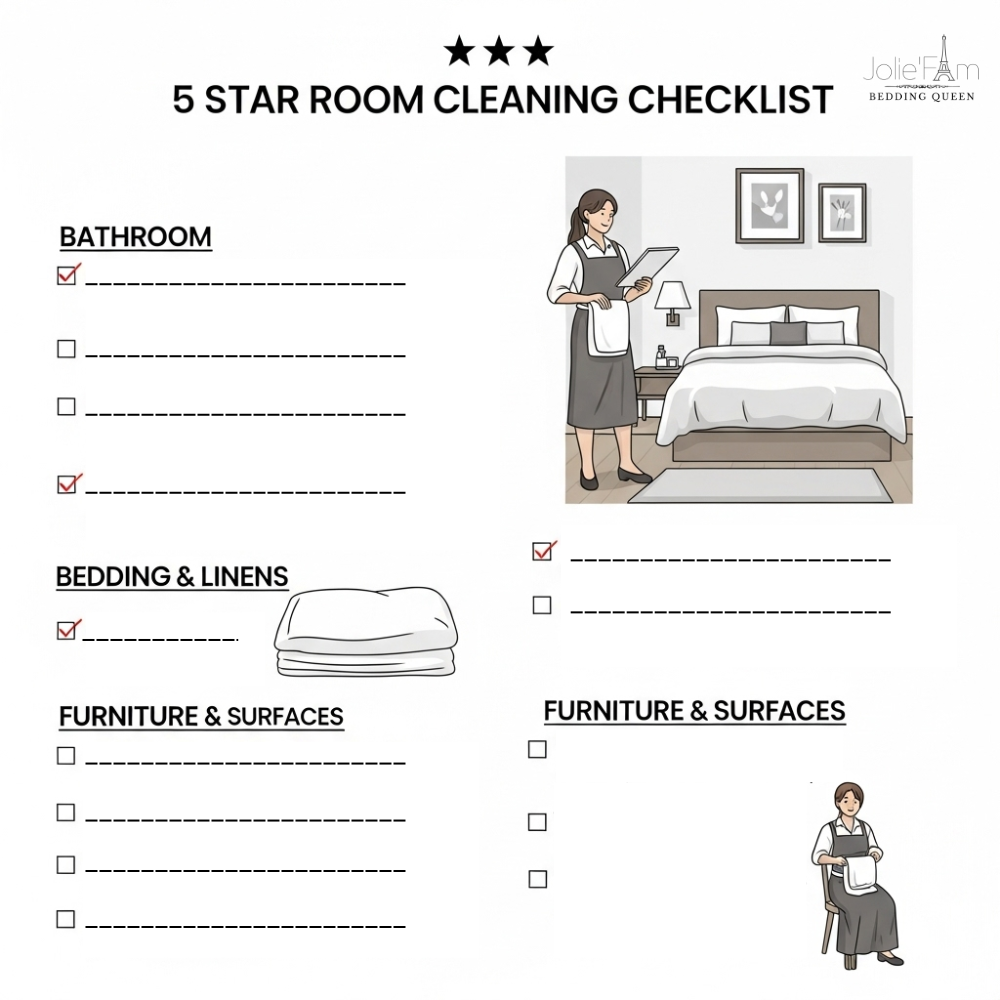 checklist kiểm phòng cho housekeeping
