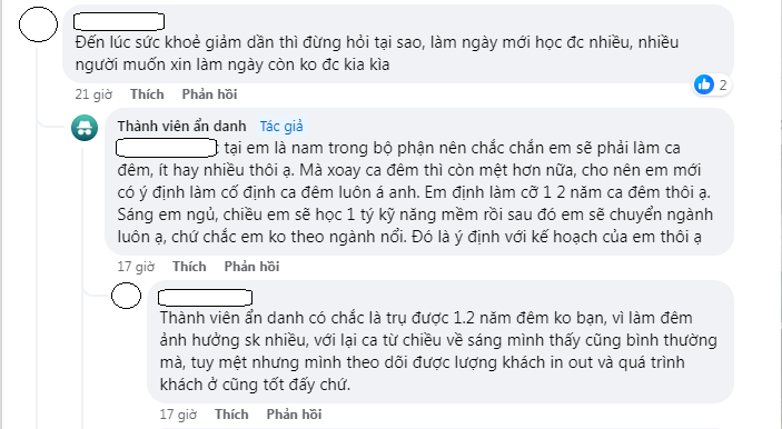 có nên làm ca đêm