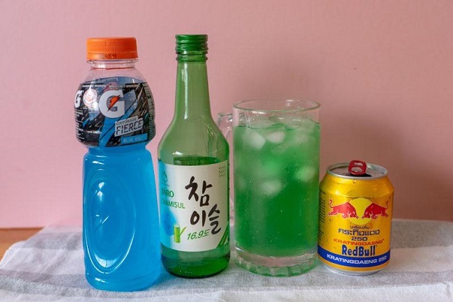 công thức cocktail từ "rượu nền" soju