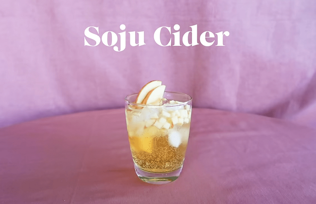 công thức cocktail từ "rượu nền" soju