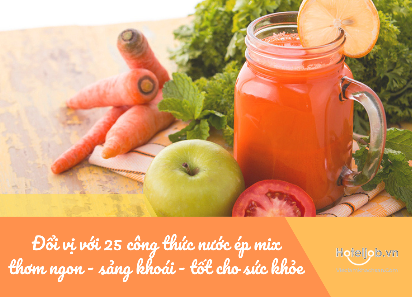 công thức nước ép mix