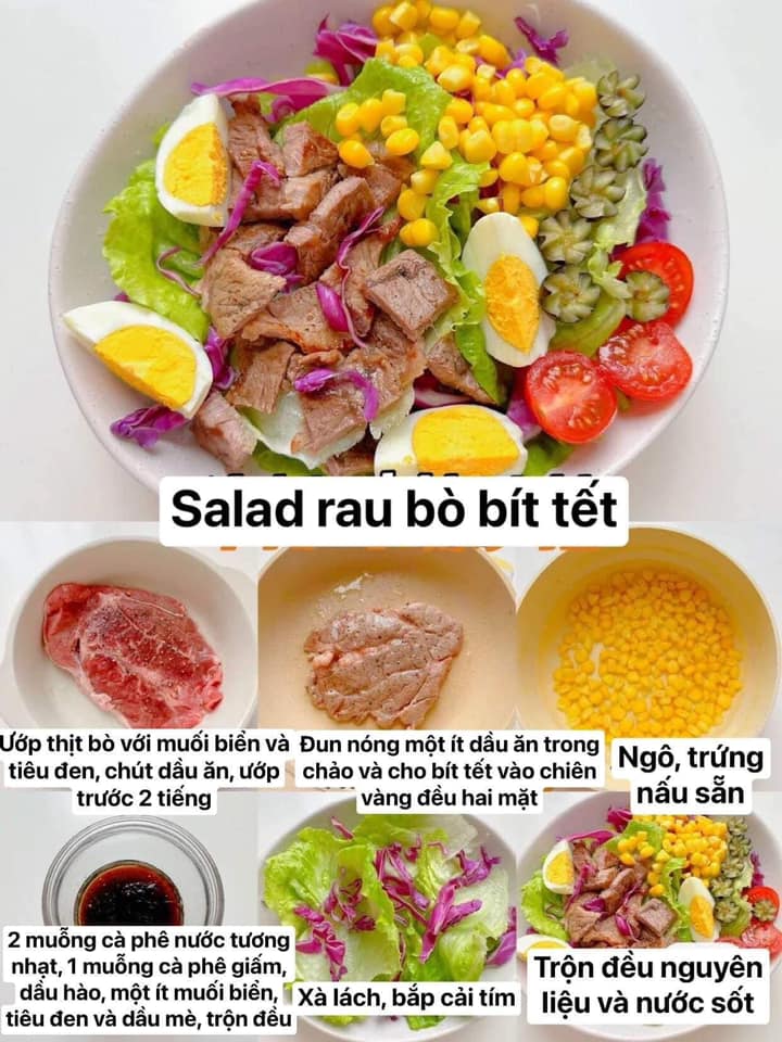 đổi vị cho khách với 10 công thức salad đẹp, ngon mà dễ làm
