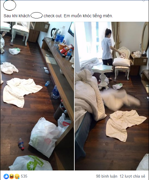 dọn phòng thôi ai làm chả được và những tâm sự rớt nước mắt của Housekeeping