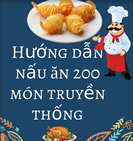 ebook hướng dẫn nấu ăn 200 món truyền thống - sách hay cho đầu bếp việt