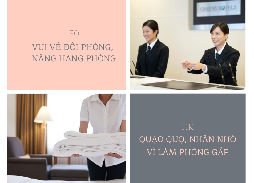 giải oan cho fo khi bị hk chửi thề vì đổi phòng, nâng hạng phòng cho khách
