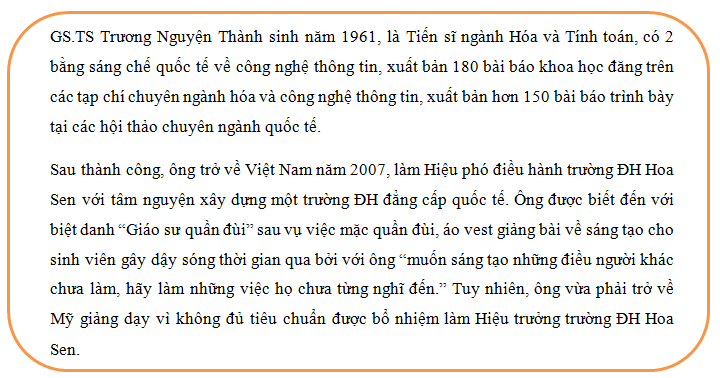 hành trình truyền cảm hứng - từ cậu bé bán thuộc lá dạo ở việt nam đến nhà khoa học lừng danh trên đất mỹ