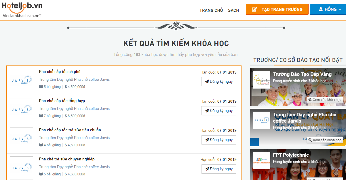 hoteljob.vn ra mắt chuyên trang edu - địa chỉ đáng tin cậy cho cả học viên và trường đào tạo ngành hospitality