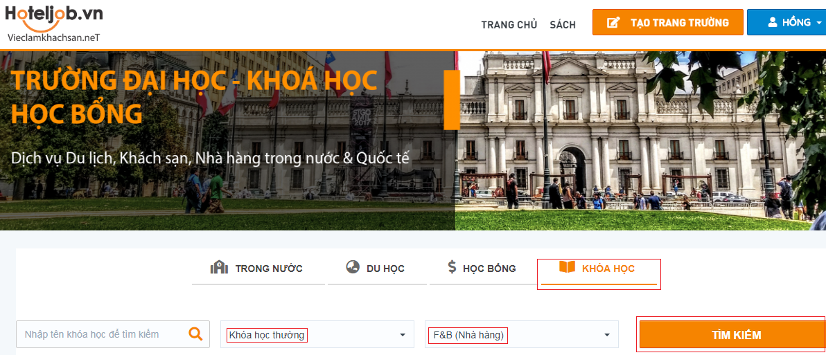 hoteljob.vn ra mắt chuyên trang edu - địa chỉ đáng tin cậy cho cả học viên và trường đào tạo ngành hospitality