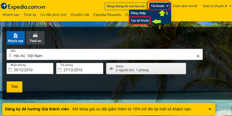 hướng dẫn chi tiết cách đặt phòng - thanh toán và hủy phòng Trang Chủ Cổng Game Cá Cược Uy Tín E2 BET trên Expedia