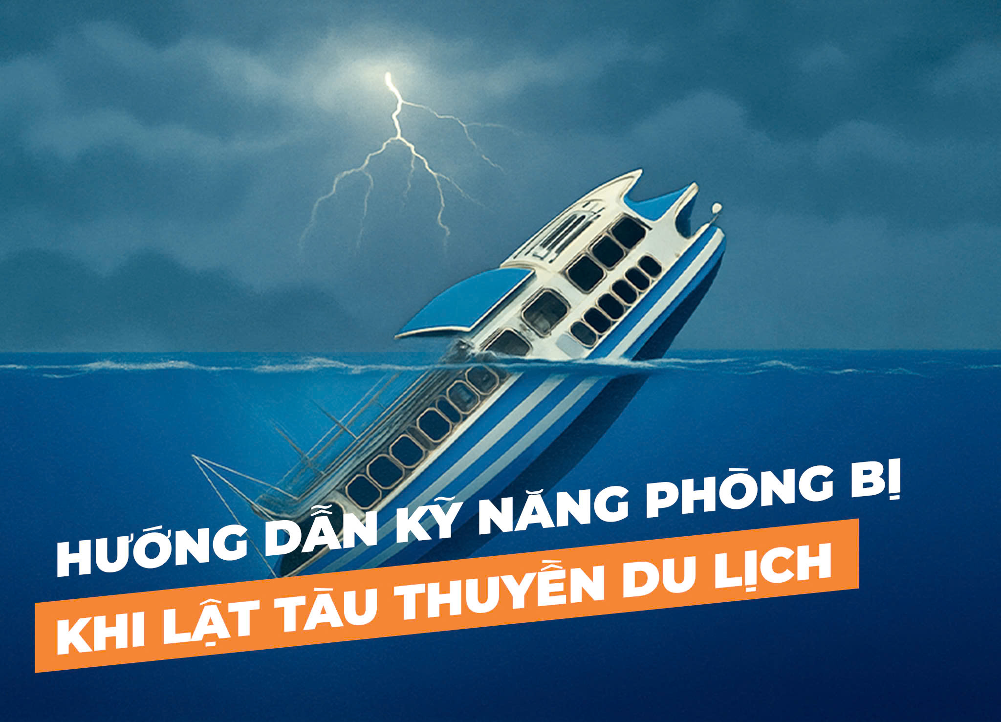 hướng dẫn kỹ năng thoát hiểm khi lật tàu thuyền