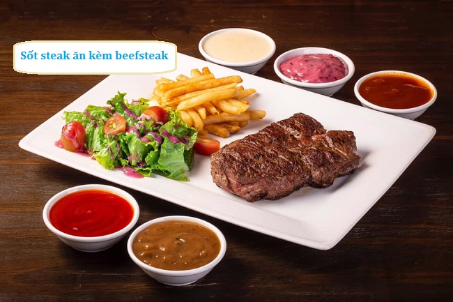 hướng dẫn làm các loại sốt ăn kèm với beefsteak