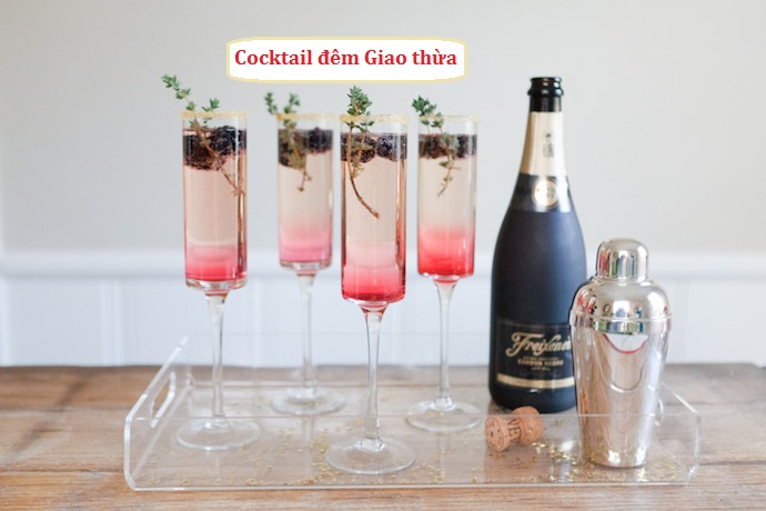 hướng dẫn pha cocktail cực hợp đãi khách đêm giao thừa