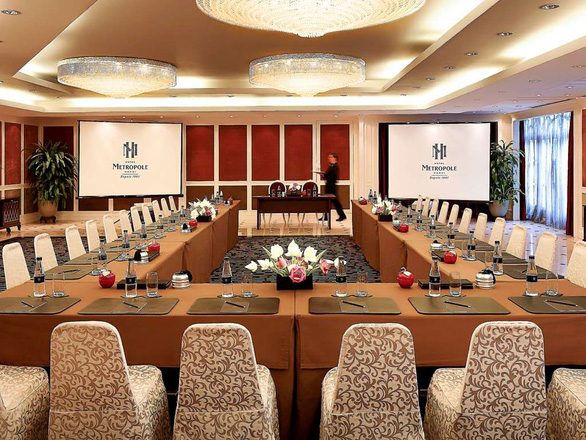 Cận cảnh Trang Chủ Cổng Game Cá Cược Uy Tín E2 BET Metropole - nơi diễn ra cuộc gặp lịch sử lần 2 của Hội nghị thượng đỉnh Mỹ - Triều