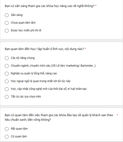 khảo sát cùng Elaenglish.com.vn