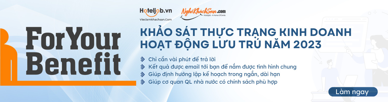 khảo sát thực trạng kinh doanh dịch vụ lưu trú năm 2023