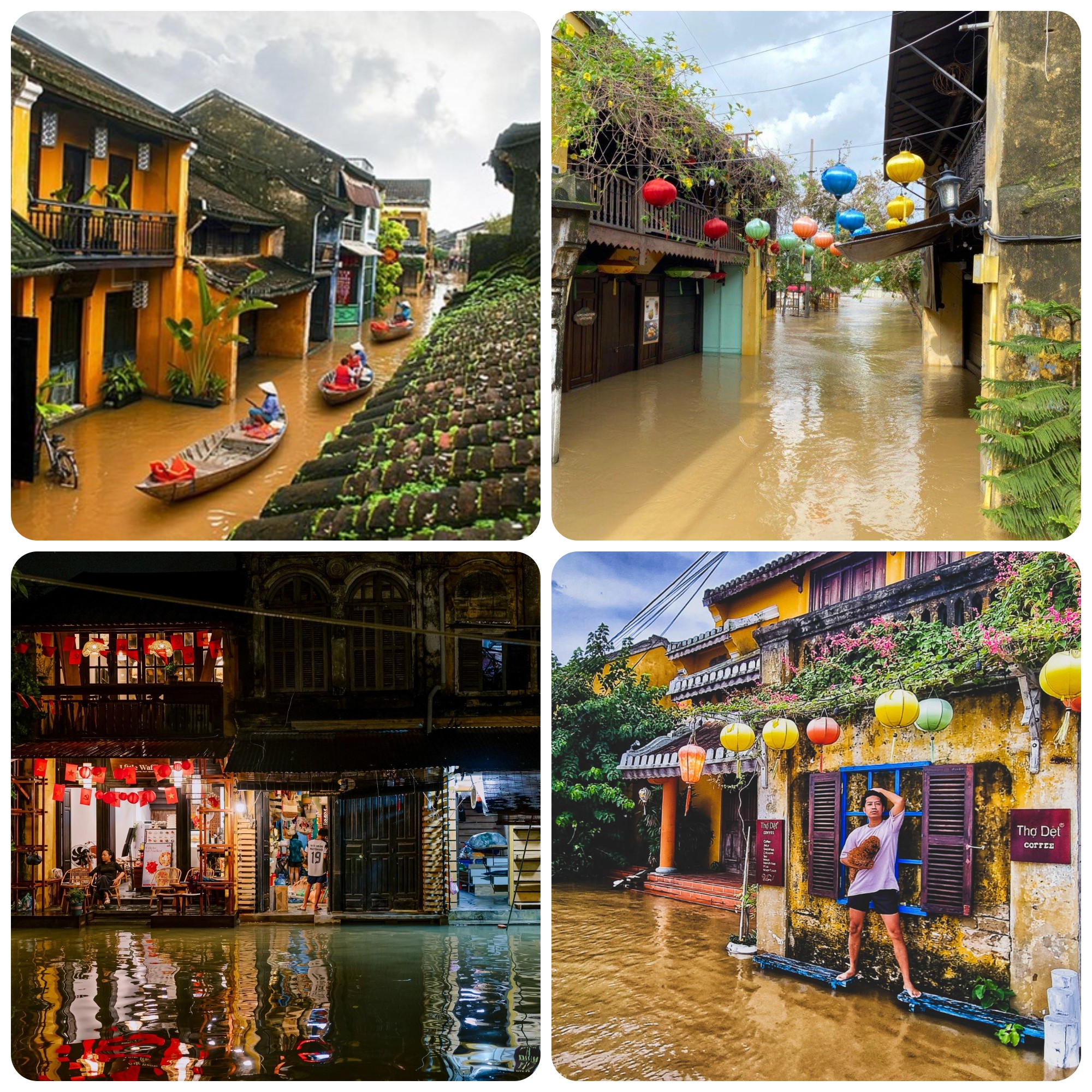 khóc - cười cảnh chạy lũ lớn ở hội an