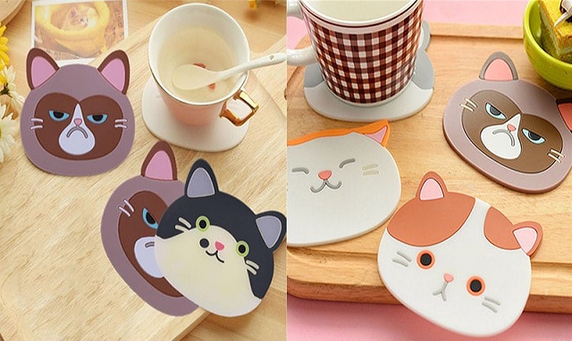mẫu lót ly đẹp cho nhà hàng, quán cà phê