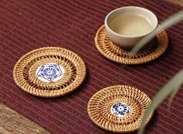 mẫu lót ly đẹp cho nhà hàng, quán cà phê