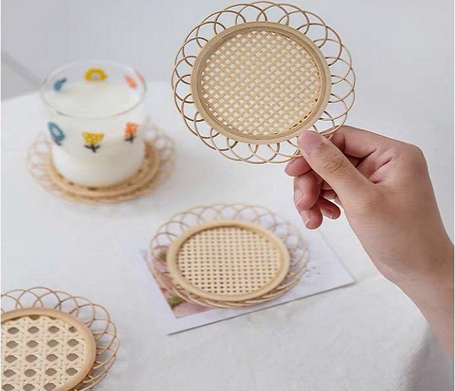 mẫu lót ly đẹp cho nhà hàng, quán cà phê