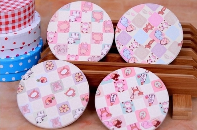 mẫu lót ly đẹp cho nhà hàng, quán cà phê