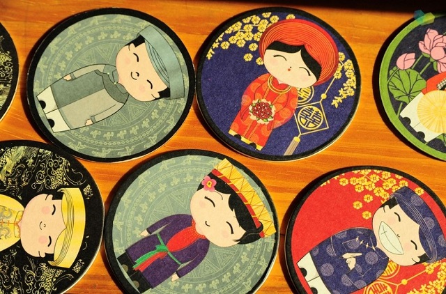 mẫu lót ly đẹp cho nhà hàng, quán cà phê
