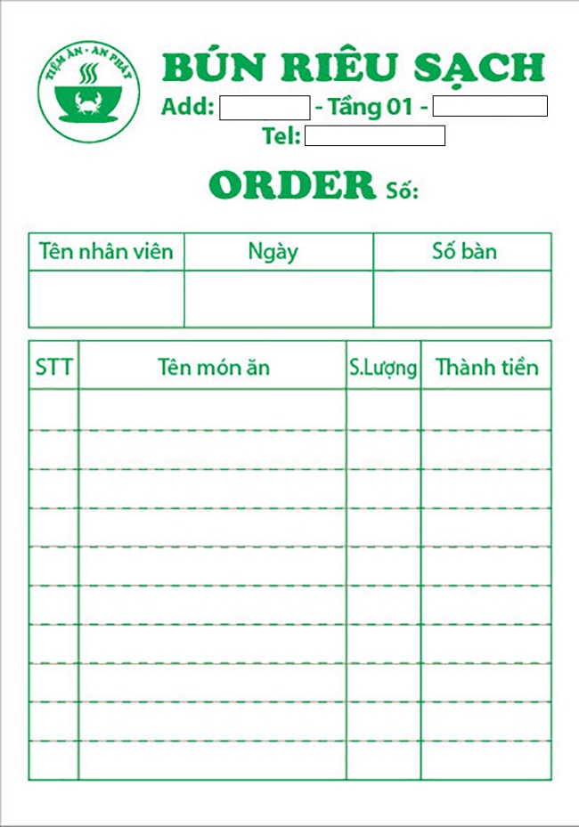 mẫu order món chuẩn cho nhà hàng - Trang Chủ Cổng Game Cá Cược Uy Tín E2 BET