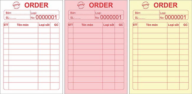 mẫu order món chuẩn cho nhà hàng - Trang Chủ Cổng Game Cá Cược Uy Tín E2 BET