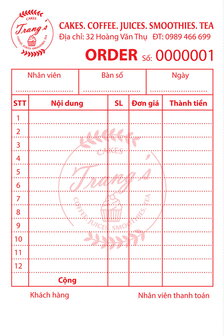 mẫu order món chuẩn cho nhà hàng - Trang Chủ Cổng Game Cá Cược Uy Tín E2 BET