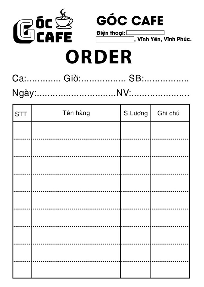 mẫu order món chuẩn cho nhà hàng - Trang Chủ Cổng Game Cá Cược Uy Tín E2 BET