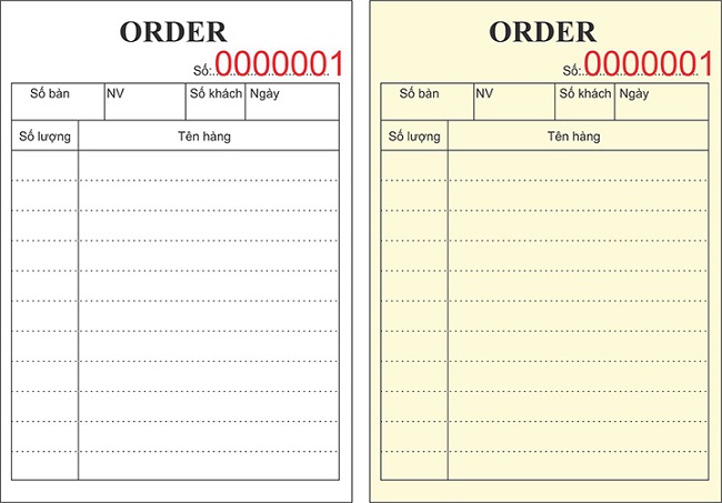 mẫu order món chuẩn cho nhà hàng - Trang Chủ Cổng Game Cá Cược Uy Tín E2 BET