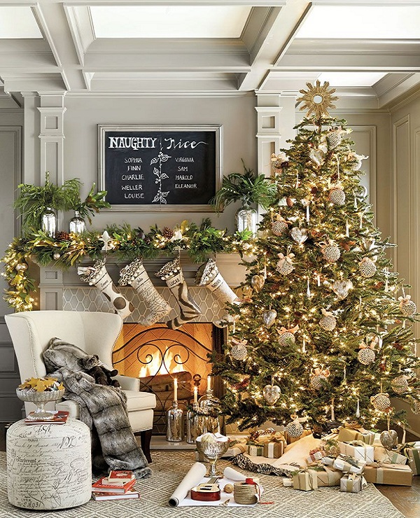 mẫu trang trí cây thông noel đẹp mắt và ấn tượng