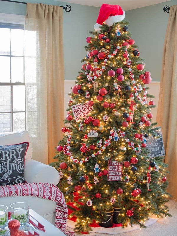 mẫu trang trí cây thông noel đẹp mắt và ấn tượng