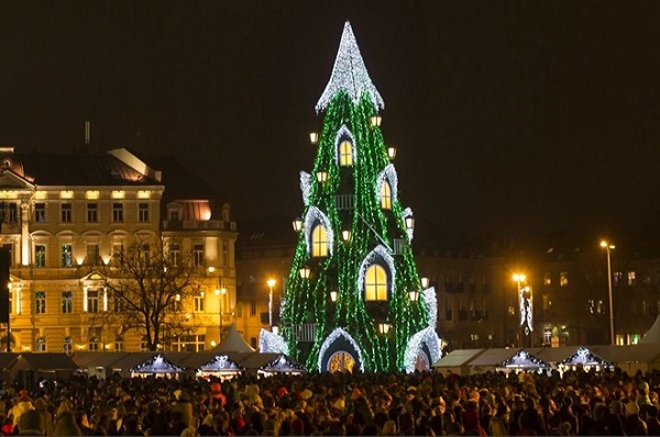 mẫu trang trí cây thông noel đẹp mắt và ấn tượng