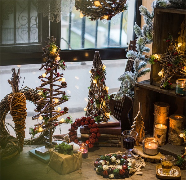 mẫu trang trí cây thông noel đẹp mắt và ấn tượng
