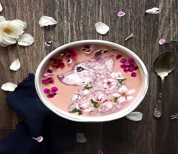 mẫu trang trí đột phá cho ly sinh tố ấn tượng