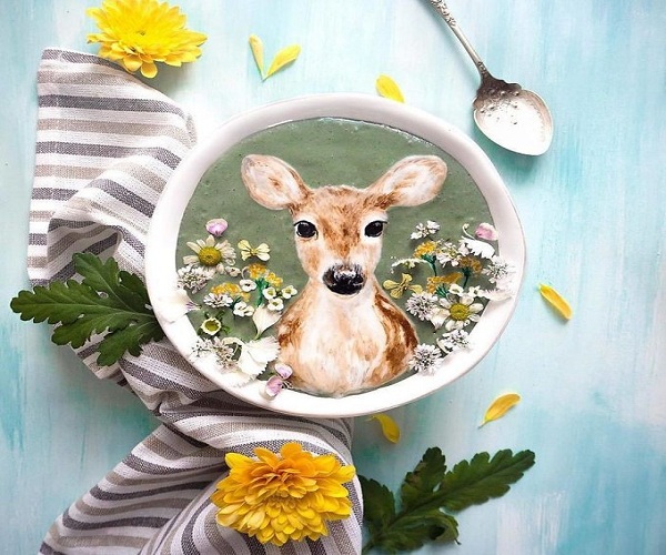 mẫu trang trí đột phá cho ly sinh tố ấn tượng