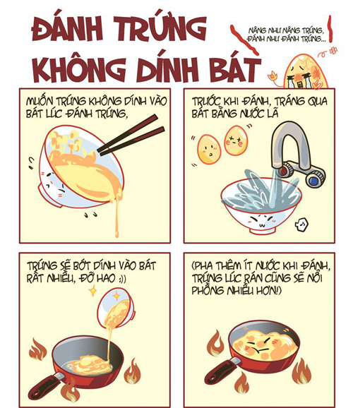mẹo bếp hay