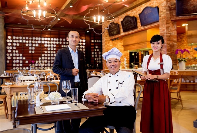 mối quan hệ giữa các bộ phận trong nhà hàng