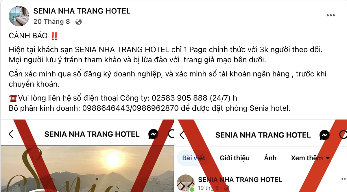 nhiều khách bị lừa hàng chục triệu khi book phòng qua mạng