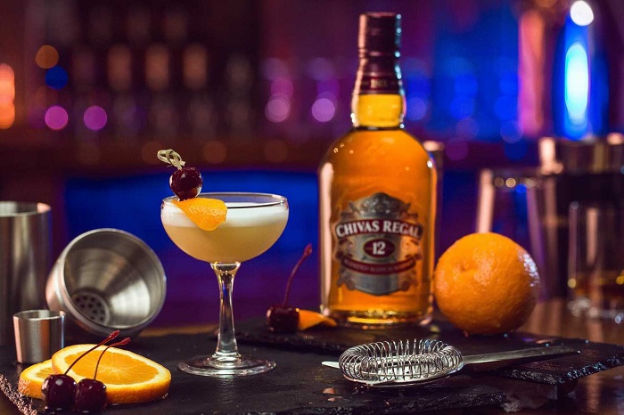 hướng dẫn pha các món cocktail từ rượu nền chivas