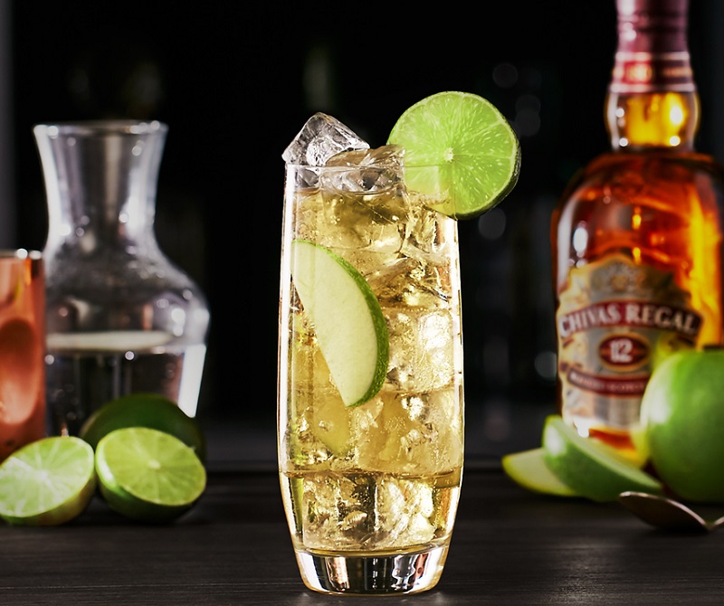 hướng dẫn pha các món cocktail từ rượu nền chivas