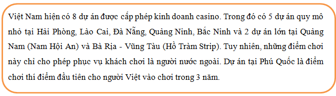 phú quốc có casino nội đầu tiên cho người việt vào chơi