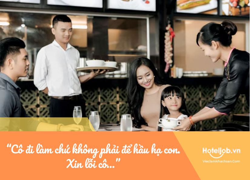 phục vụ hay lao công cũng là nghề chân chính
